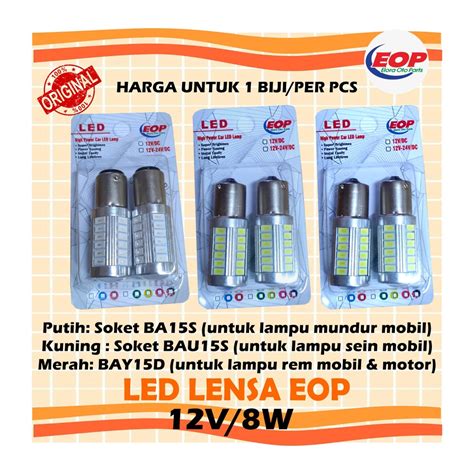 Jual Lampu Led Bayonet Rem Sein Mundur Mata Lensa Mobil Motor