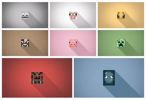 Minecraft Mob Wallpapers I Made! (Link to full resolutions in comments ...