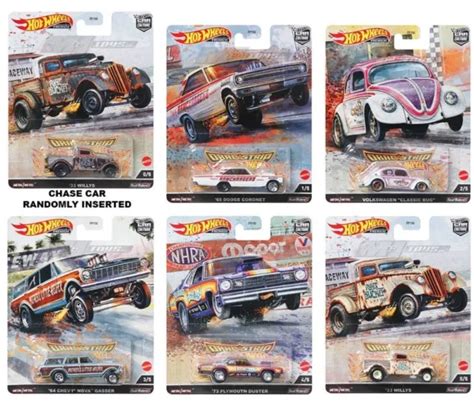 Hot Wheels Premium Car Culture Drag Strip Demons Full Set Including Chase Willys Eur