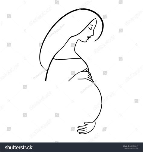 Naked Pregnant Woman Profile Images Stock Photos And Vectors Shutterstock