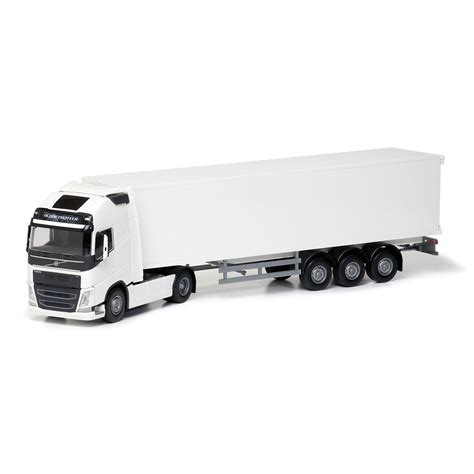 EMEK TOY CAR DELIVERY TRUCK VOLVO FH WHITE 1:25