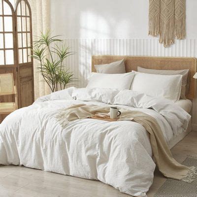 AllModern Kylie Duvet Cover Set Wayfair In 2024 White Duvet Covers