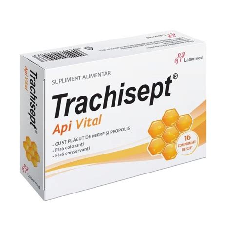 Trachisept Api Vital 16 Comprimate Labormed Dr Max Farmacie