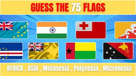 Guess The Country From Its Flag🚩🌍 75 Flags Challenge Levels From Easy To Hard Part 2 Youtube