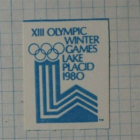 XIII Olympic Winter Games Lake Placid 1980 Olympic Poster Stamps Ads