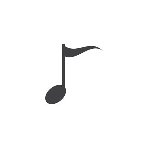 Music note logo 14639254 Vector Art at Vecteezy