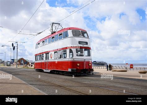 Blackpool balloon tram hi-res stock photography and images - Alamy