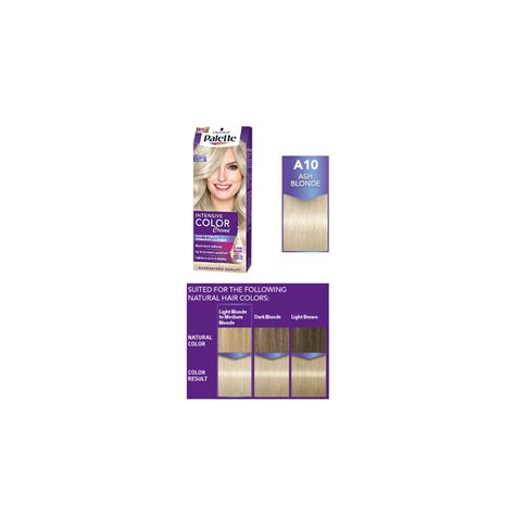 Palette Intensive Color Creme Colouring Cream A10 Ultra White Blonde