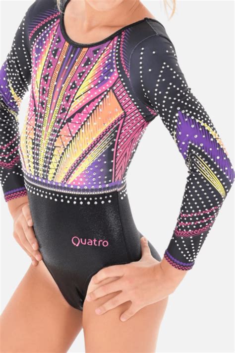 Achieve Long Sleeve Multi — Quatro Gymnastics Uk