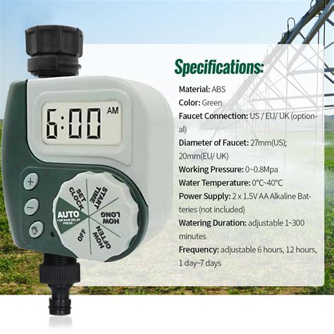 Automatische Elektronische Water Timer Tuin Wateri Grandado