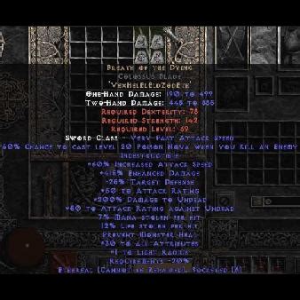 Diablo II Items Breath Of The Dying