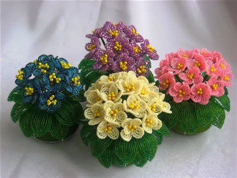 ЦВЕТЫ ИЗ БИСЕРА (МАСТЕР-КЛАССЫ, ФОТО) | ВКонтакте | Fiori di perline ...