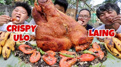 Crispy Ulo Ng Baboy Laing With Hipon Just Lafam Posted A Video To