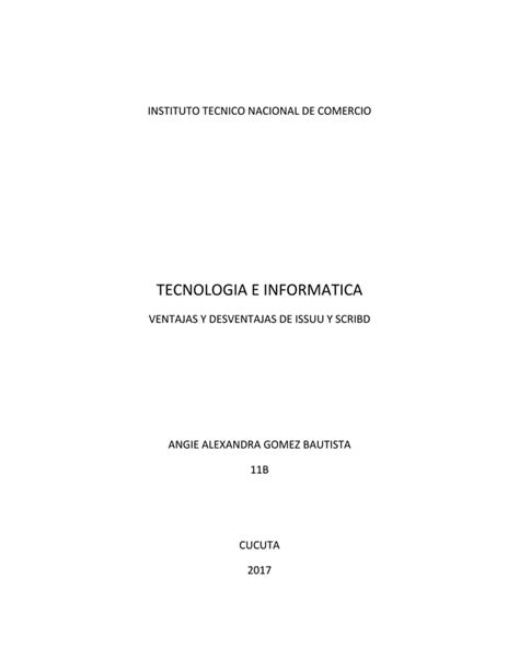 Ventajas Y Desventajas De Issuu Y Scrib Pdf