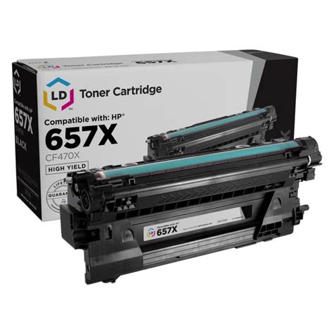 Comp HP 657X CF470X HY Black Toner 4inkjets