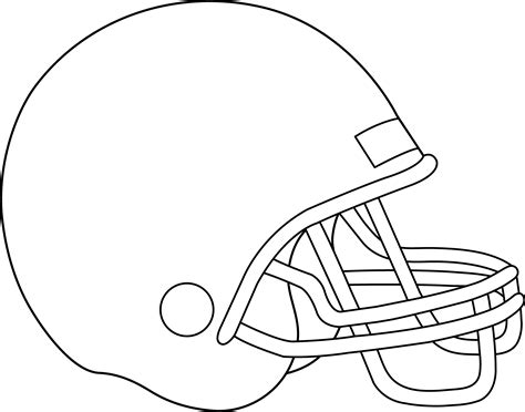 clip art of football helmet