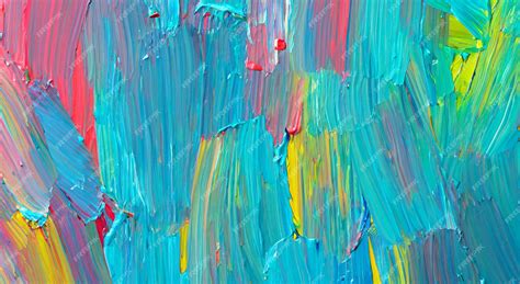 Premium Photo Amazing Blue Colors Abstract Painting