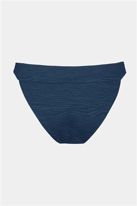 Wave Jacquard Mid Rise Hipster Bikini Bottoms