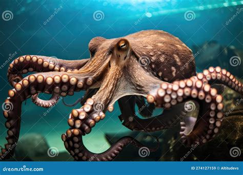 Octopus Kraken S Tentacles Snaking Out of the Water, Preparing To ...