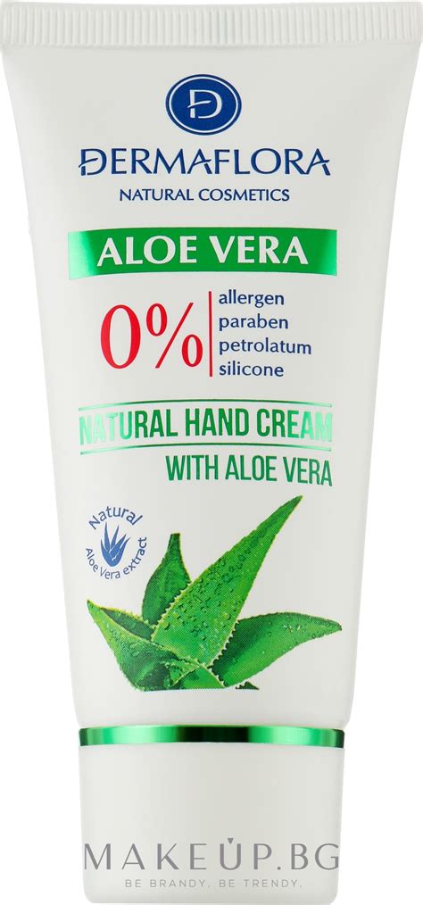Dermaflora Natural Hend Cream Aloe Vera - Крем за ръце с алое вера ...