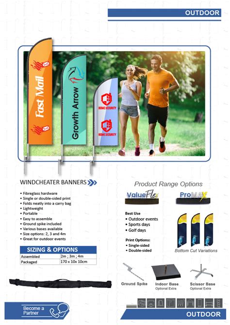 Windcheater Banner 3m