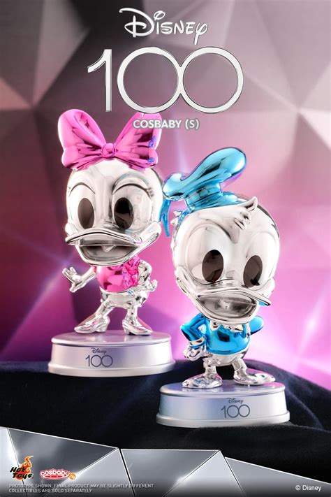 Mickey Mouse Friends Go Platinum With Hot Toys New Cosbaby Figures