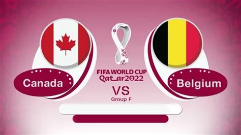 Belgium Vs Canada Fifa World Cup Q Stock Video Pond