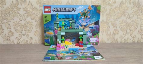 Lego Minecraft конструктор лего серії Майнкрафт БитвазЗВартовим (21180: ...