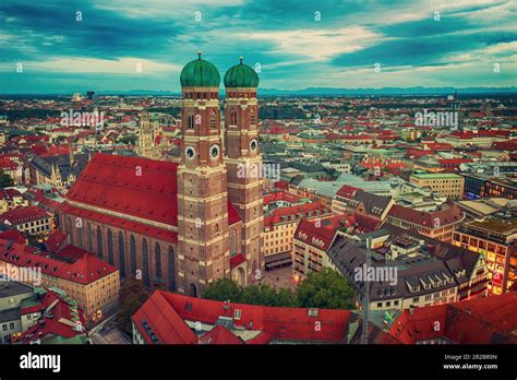 The Famous Frauenkirche In Munich Germany Stock Photo Alamy