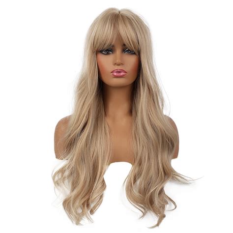 Light Blonde Wig With Bangs Online
