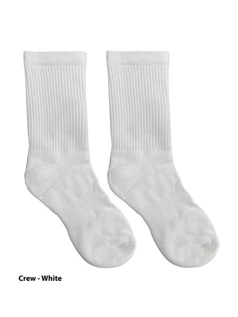 Wide Leg Crew Socks Silky Socks