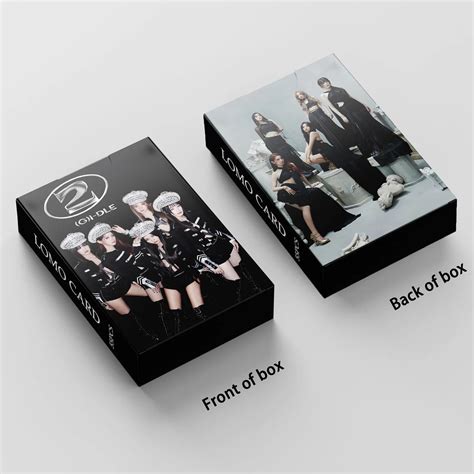 55pcsbox Kpop Gi Dle 2nd Full Album Lomo Cards Gidle Super Lady