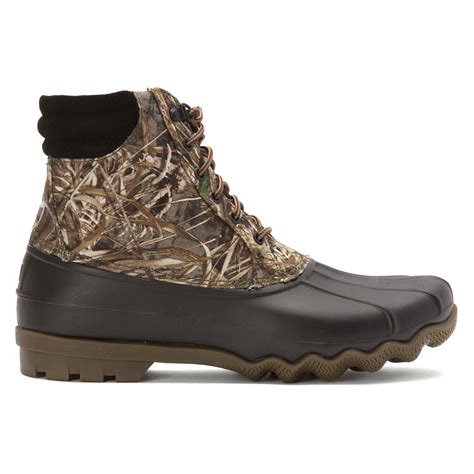 Sperry Top Sider Canvas Avenue Duck Boot Real Tree In Camo Brown For