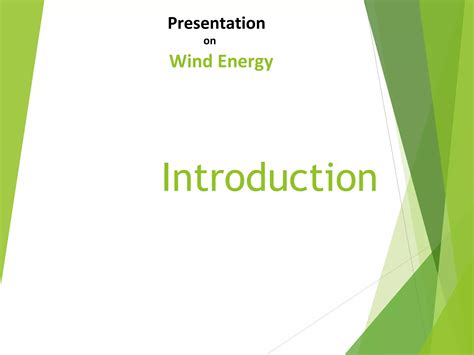 Wind Energy Ppt