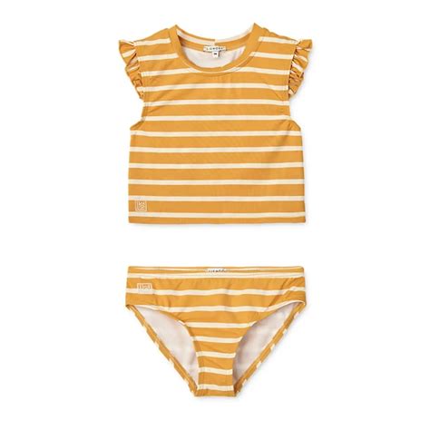 Liewood Rüschen Bikini Judie Yellow mellow Creme de la