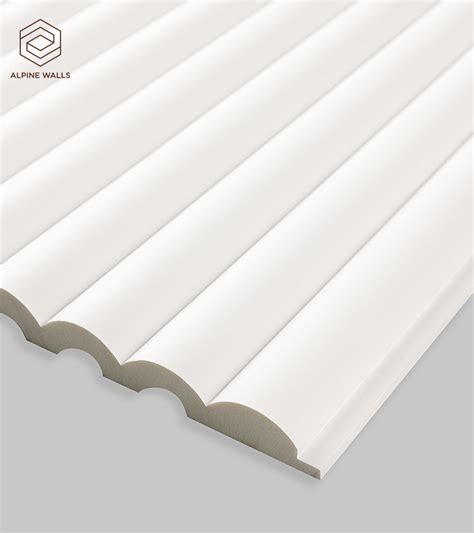 Cтеновые панели для внутренней отдели цвет Белый, Line Art ...