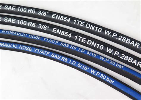 High Temperature SAE R6 8mm Hydraulic Hose