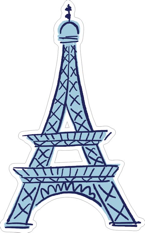 Eiffel Tower Cut Out Pattern 3
