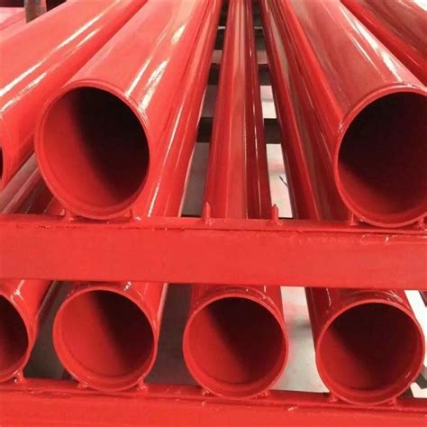 Fire Hydrant Pipe ASTM A795 Fire Fighting Sprinkler Steel Pipe Red