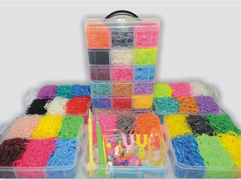 Большой набор резинок для плетения браслетов, игрушек 6 ярусов 16000 ...