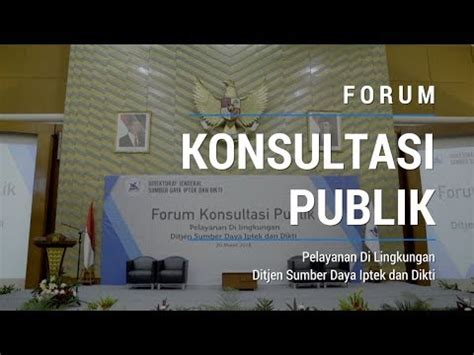 Forum Konsultasi Publik Youtube