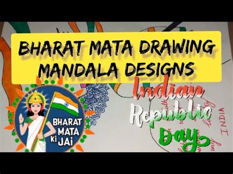 Bharat Mata Drawing Easy Steps Republic Day Quotes How To Draw Women