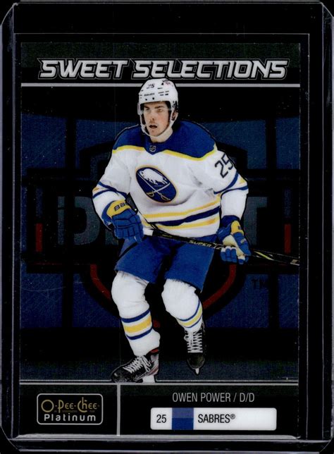 2022 23 O Pee Chee Platinum Sweet Selections SS 1 Owen Power Sabres