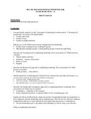 Exam Iii Review Docx Bus Organizational Behavior Ob Exam