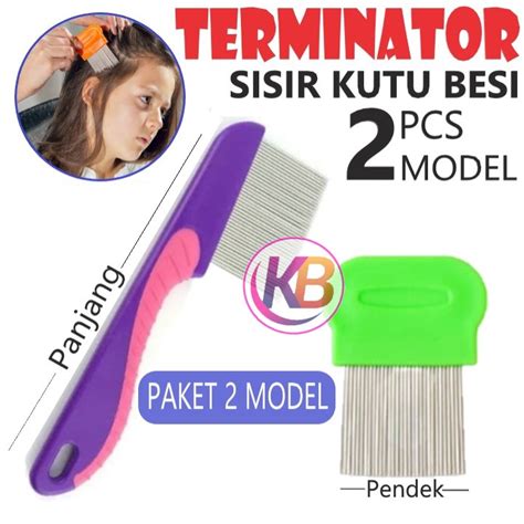 Sisir Panjang Pendek Sisir Kutu Gagang Besi In Sisir Kutu