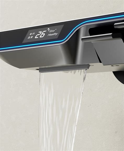 Myn Tiktok Trend Bathroom Gunmetal Hot Cold Digital Display