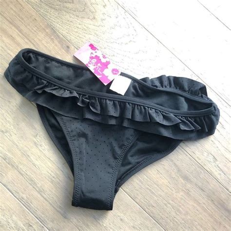 Xhilaration Swim Nwt Polka Dot Ruffle Bikini Bottom Poshmark