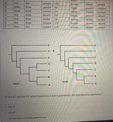 Solved Of tree \#1 and tree \#2, which hypothesis is best | Chegg.com