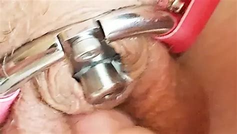 CBT Destroying A Caged Sissy Clit With Hot Wax 19 Pics XHamster