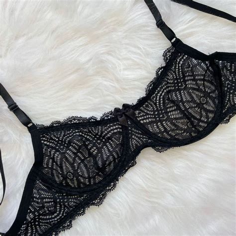 Sutiã Lingerie De Renda Sem Bojo Aro e Alças Fixas Reguláveis Shopee Brasil